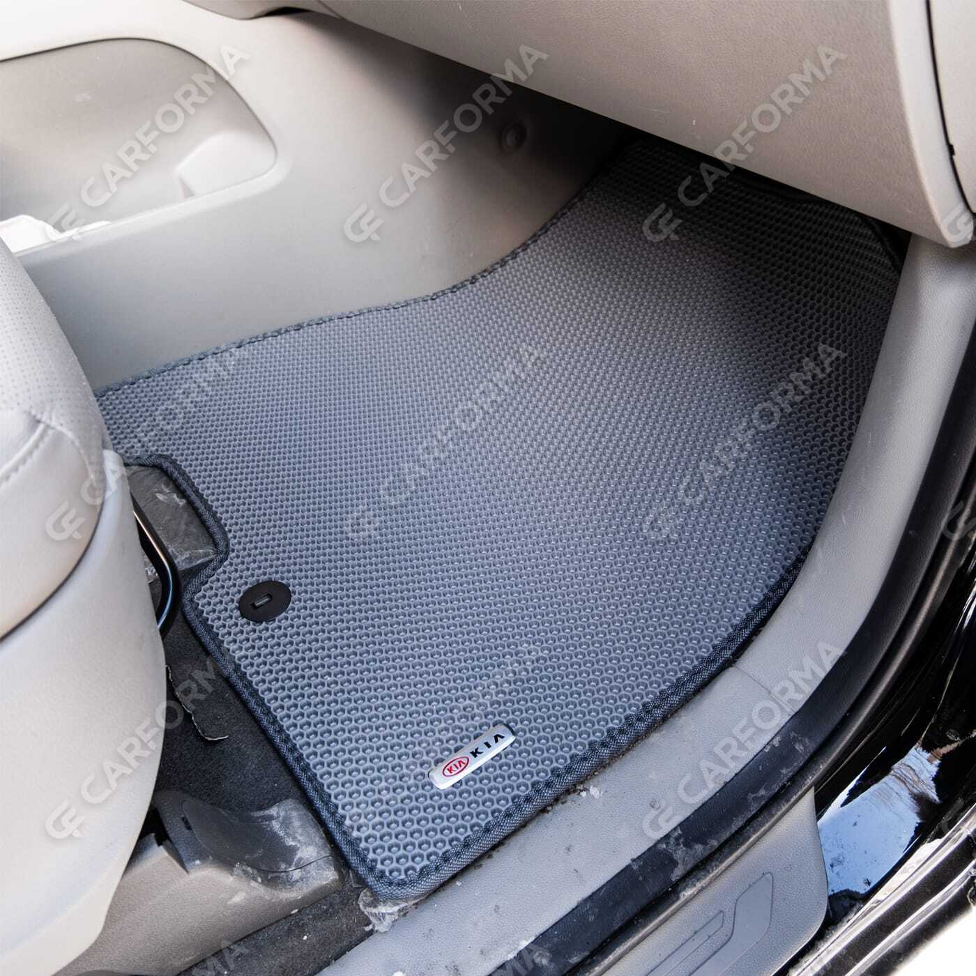 Ворсовые коврики на KIA Carnival III 7 мест 2014&nbsp;-&nbsp;2021 в Благовещенске