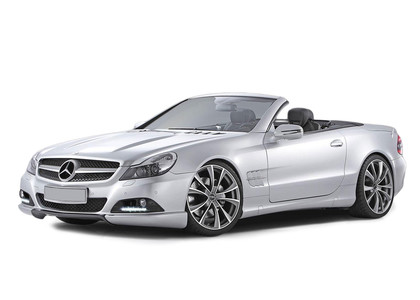 Ворсовые коврики на Mercedes SL (R230) 2001 - 2011 в Благовещенске