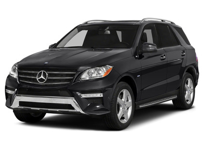 Ворсовые коврики на Mercedes ML (W166) 2011 - 2015 в Благовещенске