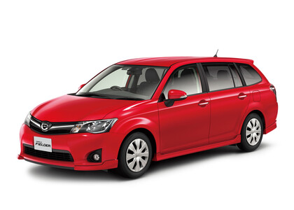 Ворсовые коврики на Toyota Corolla Fielder (E16) 2012 - 2017 в Благовещенске