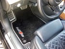 Ворсовые коврики на Audi S6 (C7) 2012 - 2018 в Благовещенске