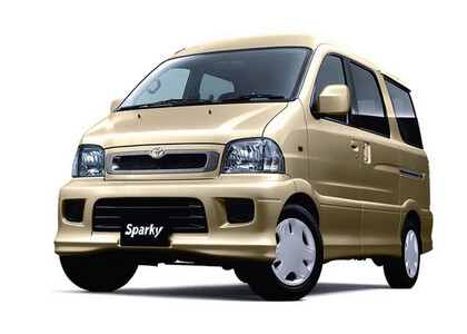 Ворсовые коврики на Toyota Sparky 2000 - 2003 в Благовещенске