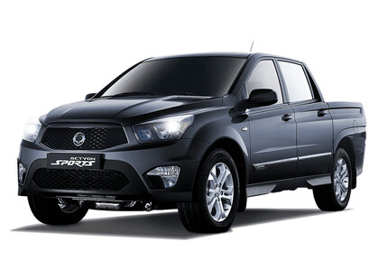 Ворсовые коврики на SsangYong Actyon Sports 2006 - 2016 в Благовещенске
