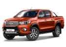 Ворсовые коврики на Toyota Hilux VIII 2015 - 2025 в Благовещенске