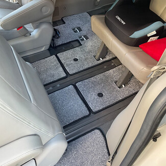 Ворсовые коврики на KIA Carnival III 7 мест 2014&nbsp;-&nbsp;2021 в Благовещенске