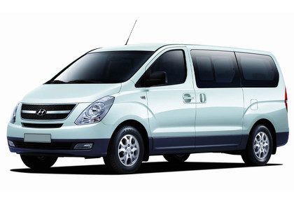 Ворсовые коврики на Hyundai H1 II 2007 - 2022 в Благовещенске