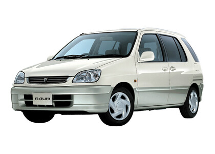 Ворсовые коврики на Toyota Raum I 1997 - 2003 в Благовещенске