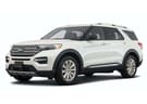 Ворсовые коврики на Ford Explorer VI 2019 - 2025 в Благовещенске
