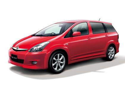 Ворсовые коврики на Toyota Wish I 2003 - 2009 в Благовещенске
