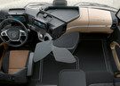 Коврики на Mercedes Actros MP4 MP5 тягач GigaSpace 2011 - 2025 в Благовещенске