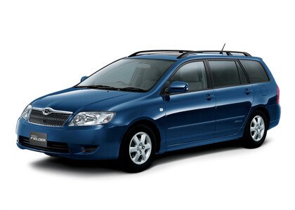 Ворсовые коврики на Toyota Corolla Fielder (E12) 2001 - 2006 в Благовещенске
