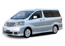 Ворсовые коврики на Toyota Alphard (H10) 2002 - 2008 в Благовещенске