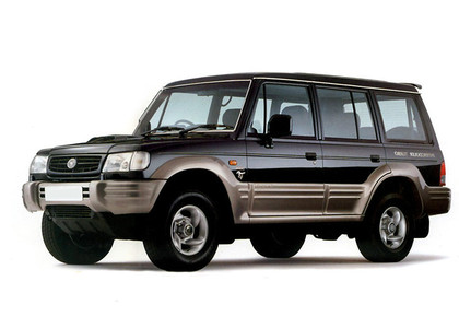 Ворсовые коврики на Hyundai Galloper II 1997 - 2003 в Благовещенске