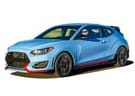 Ворсовые коврики на Hyundai Veloster II 2018 - 2025 в Благовещенске
