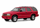 Ворсовые коврики на Chevrolet Blazer 1994 - 2005 в Благовещенске